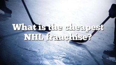 What is the cheapest NHL franchise?