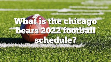 What is the chicago bears 2022 football schedule?