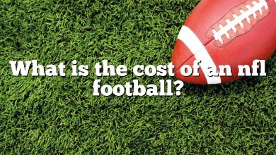 What is the cost of an nfl football?