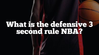 What is the defensive 3 second rule NBA?