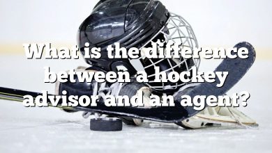 What is the difference between a hockey advisor and an agent?