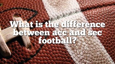 What is the difference between acc and sec football?