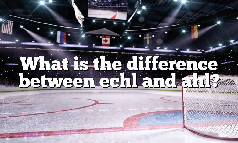 What is the difference between echl and ahl?