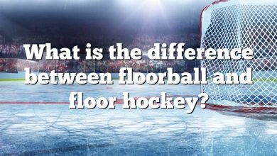 What is the difference between floorball and floor hockey?