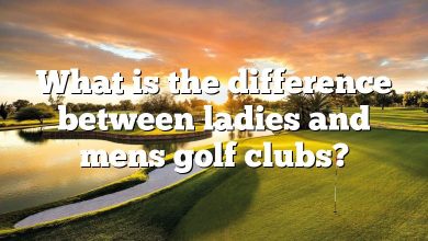 What is the difference between ladies and mens golf clubs?