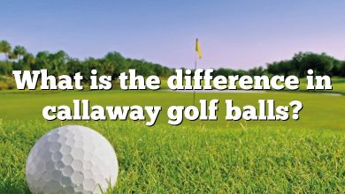 What is the difference in callaway golf balls?