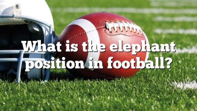 What is the elephant position in football?