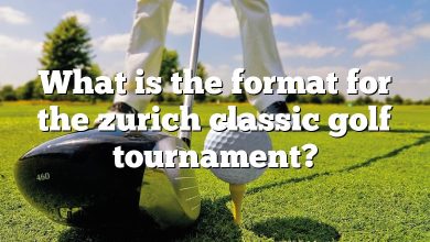 What is the format for the zurich classic golf tournament?