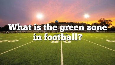 What is the green zone in football?