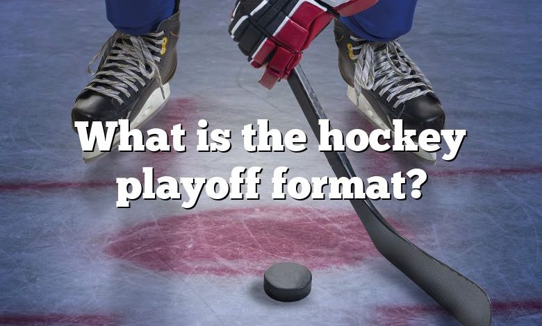 What is the hockey playoff format?