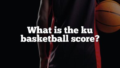 What is the ku basketball score?