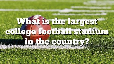 What is the largest college football stadium in the country?