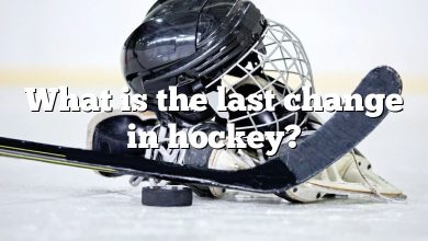 What is the last change in hockey?