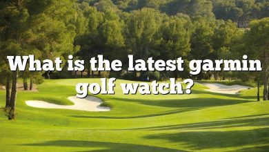 What is the latest garmin golf watch?