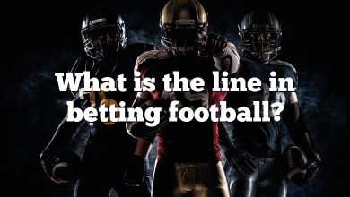 What is the line in betting football?