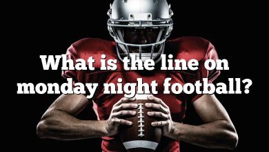 What is the line on monday night football?