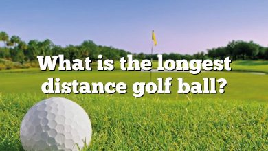 What is the longest distance golf ball?