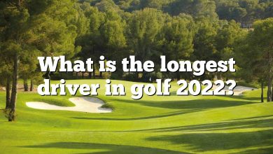 What is the longest driver in golf 2022?