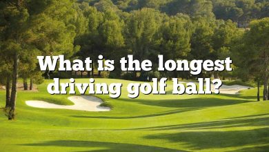 What is the longest driving golf ball?