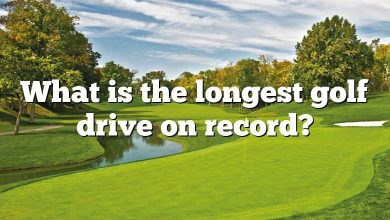 What is the longest golf drive on record?