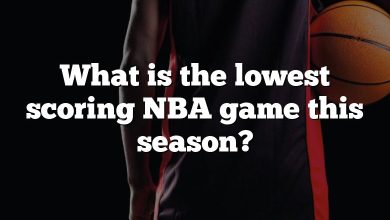 What is the lowest scoring NBA game this season?