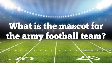 What is the mascot for the army football team?