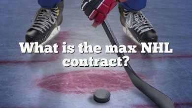 What is the max NHL contract?