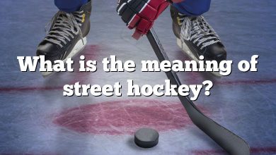 What is the meaning of street hockey?