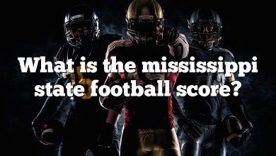 What is the mississippi state football score?