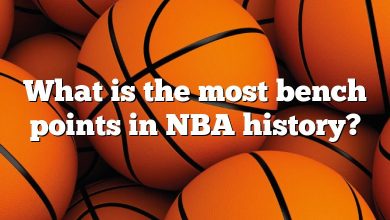 What is the most bench points in NBA history?