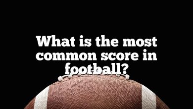 What is the most common score in football?