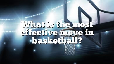 What is the most effective move in basketball?