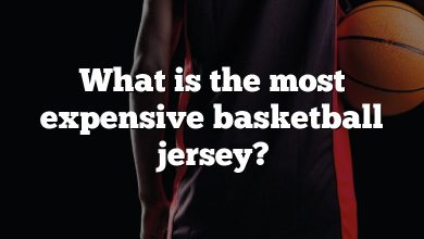 What is the most expensive basketball jersey?