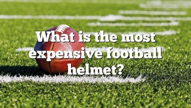 What is the most expensive football helmet?
