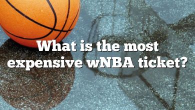 What is the most expensive wNBA ticket?