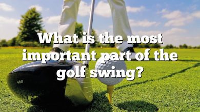 What is the most important part of the golf swing?