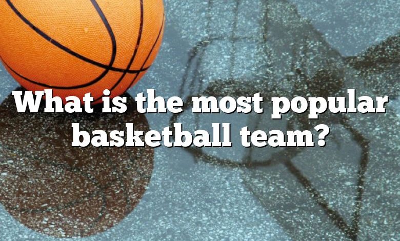What is the most popular basketball team?
