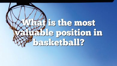 What is the most valuable position in basketball?