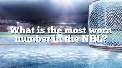 What is the most worn number in the NHL?