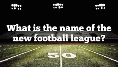 What is the name of the new football league?