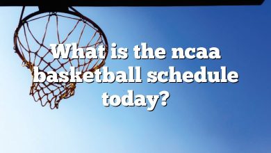 What is the ncaa basketball schedule today?