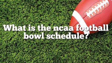 What is the ncaa football bowl schedule?