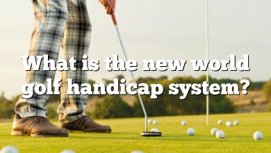 What is the new world golf handicap system?