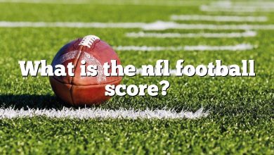 What is the nfl football score?