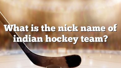 What is the nick name of indian hockey team?