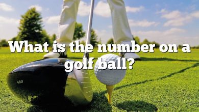 What is the number on a golf ball?