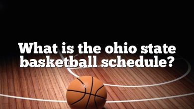 What is the ohio state basketball schedule?