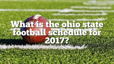 What is the ohio state football schedule for 2017?