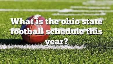 What is the ohio state football schedule this year?