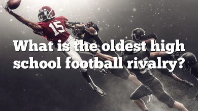 What is the oldest high school football rivalry?